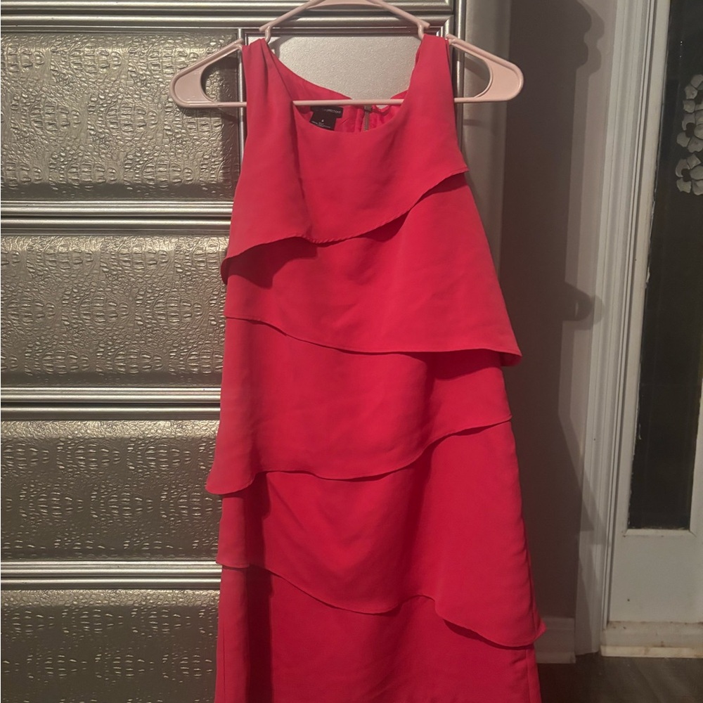 New Directions Pink Sundress with Sleeveless Design
